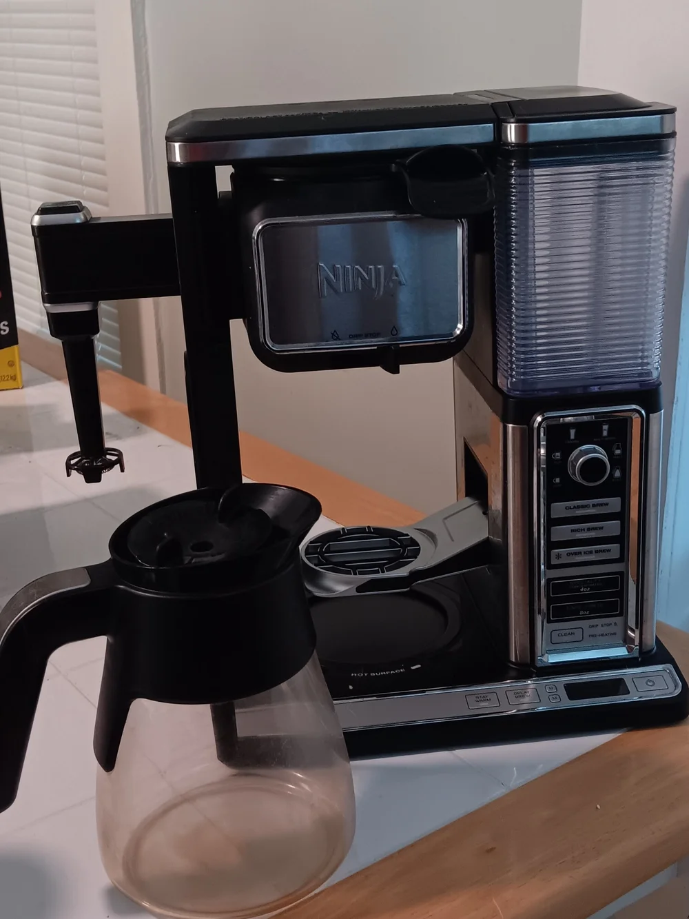 Ninja Black & Stainless Steel Coffee Maker